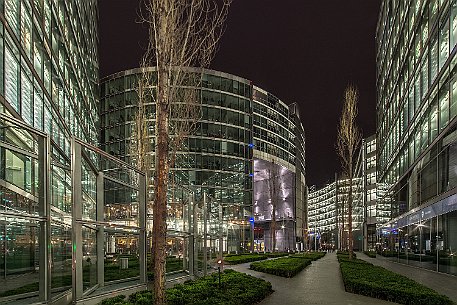 Berlin | Potsdamer Platz - Sony Center bei Nacht